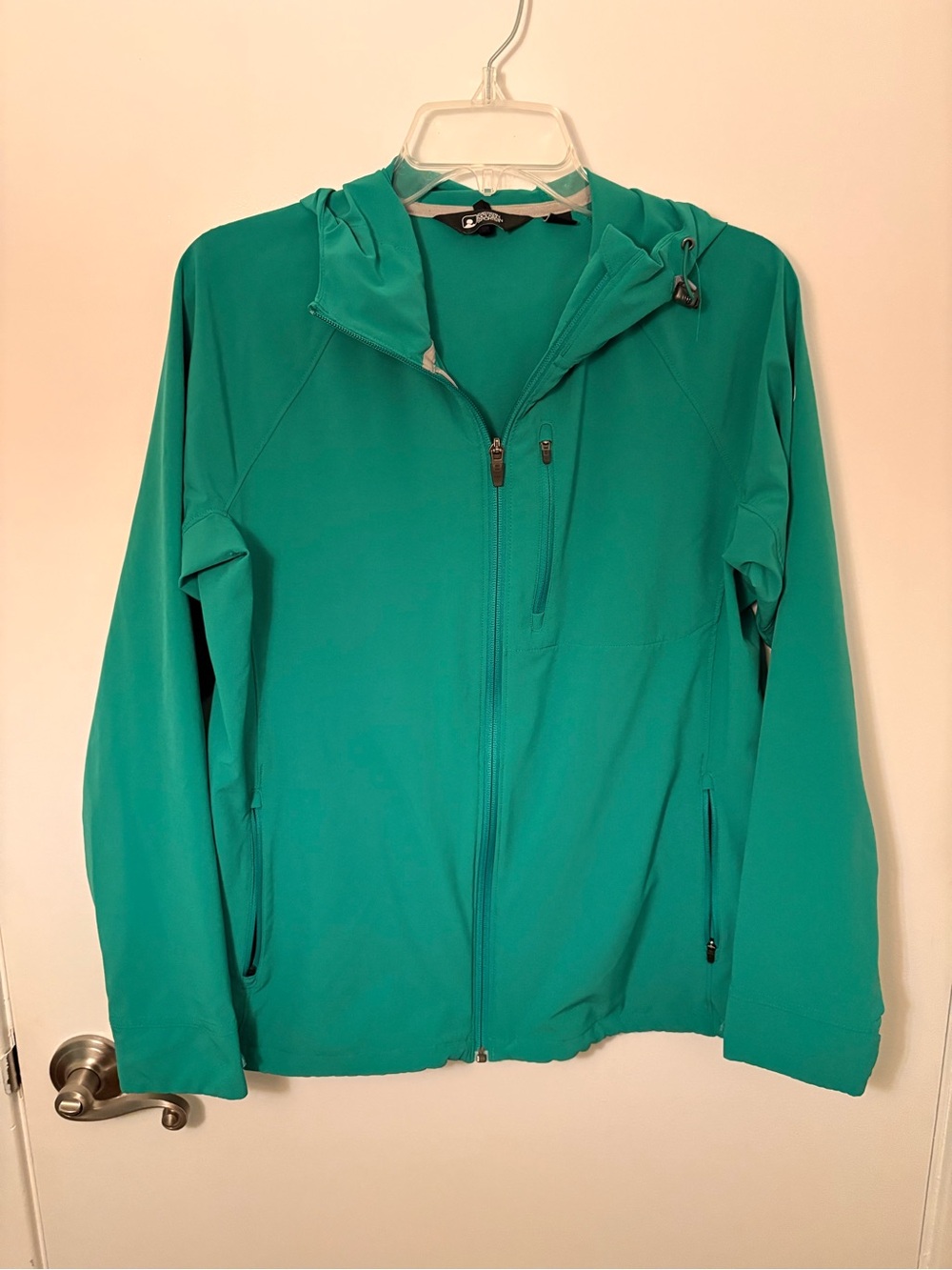 Eastern Mountain Sports Teal Hooded Softshell Jacket